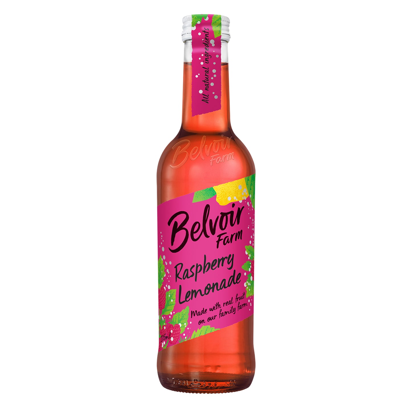 Belvoir Raspberry Lemonade Sparkling Presse 12 x 275ml