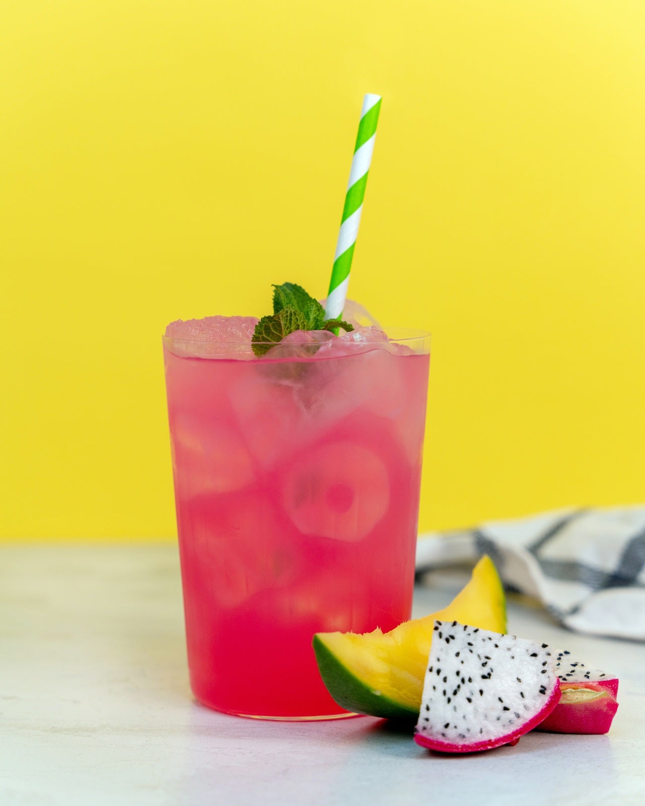 Simply Dragon Fruit and Mango Cooler