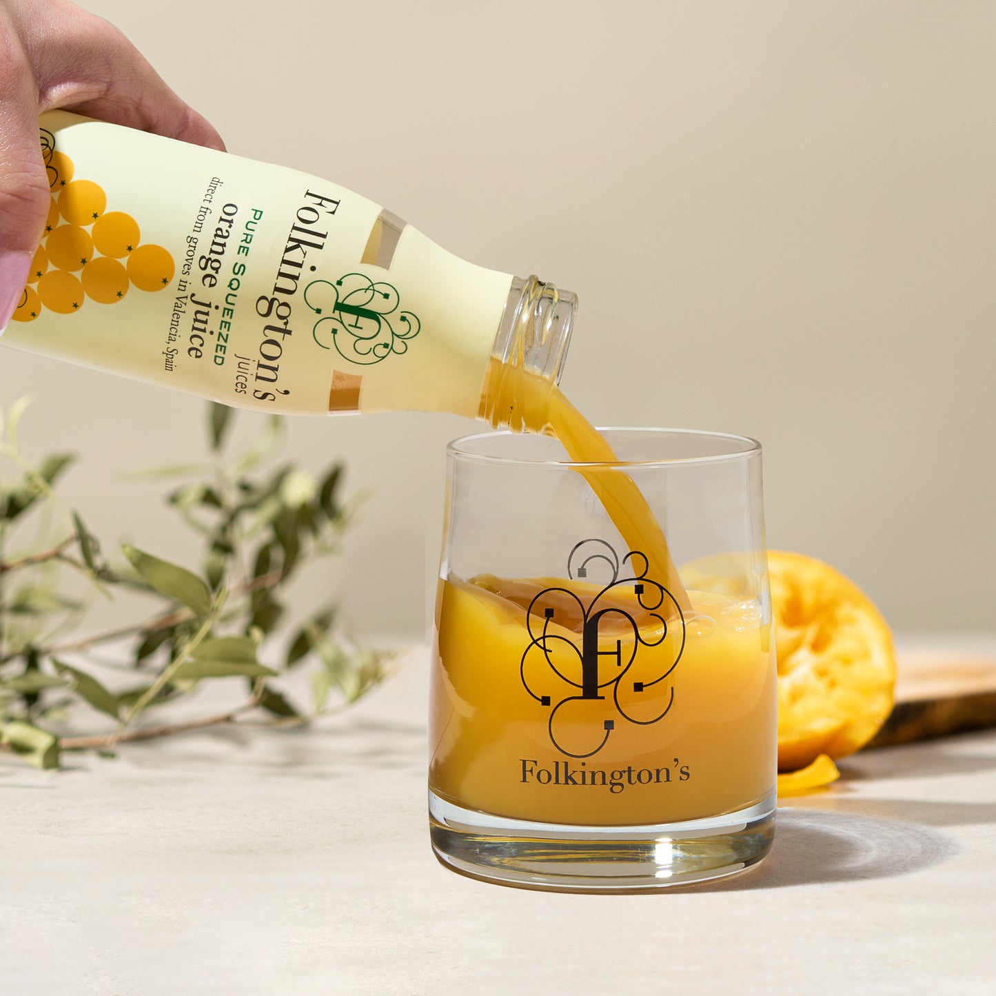 Folkingtons Orange Juice 12 x 250ml