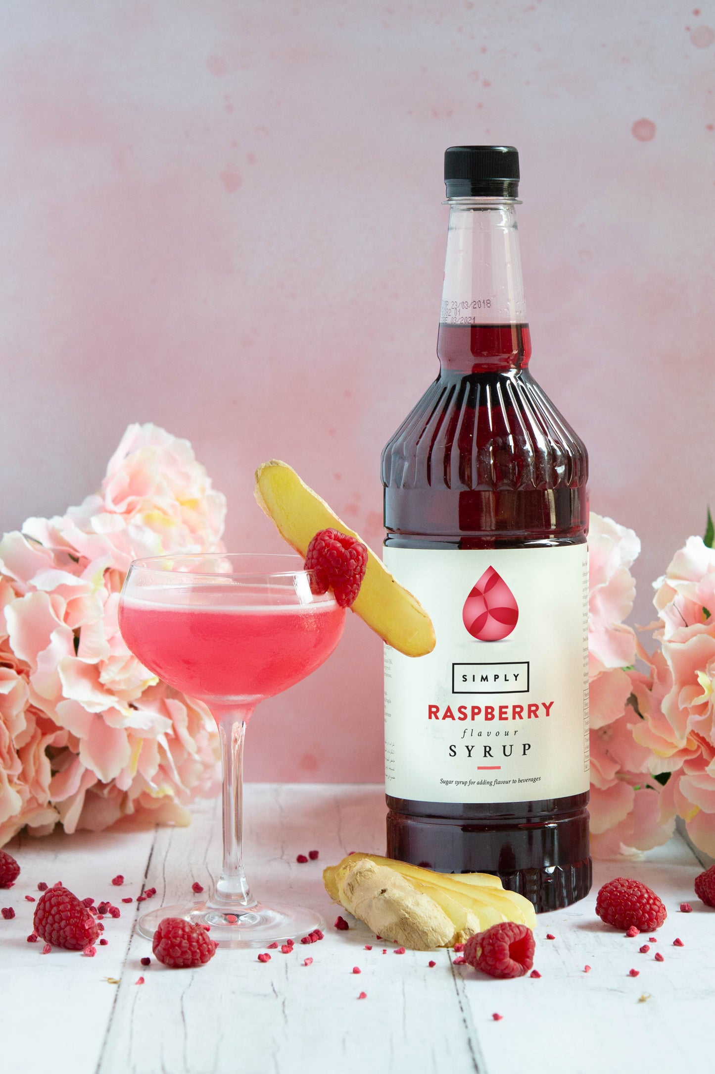 Simply Raspberry Syrup 1 Litre