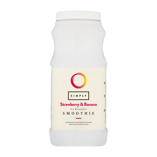 Simply Strawberry & Banana Smoothie x 1 Litre
