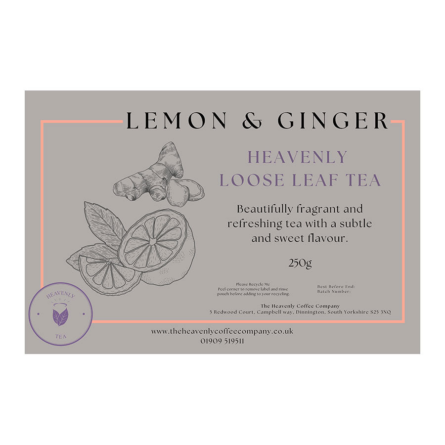 Heavenly Tea Lemon & Ginger 250g