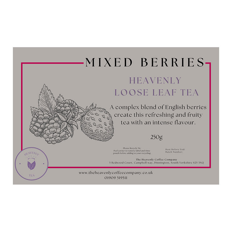 Heavenly Loose Leaf Tea Mixed Berries x 250g