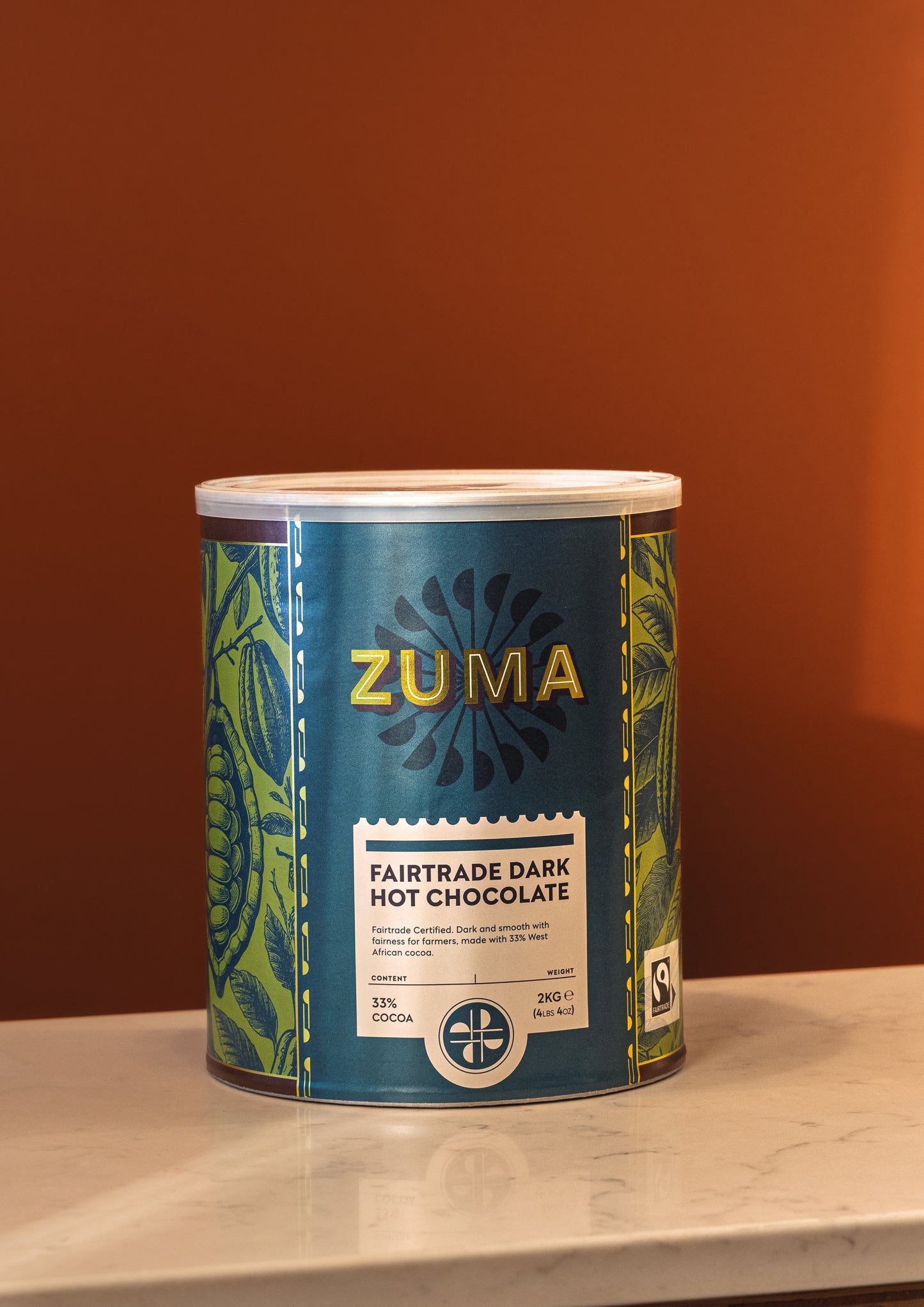 Zuma Fair Trade Dark Hot Chocolate x 2 Kg