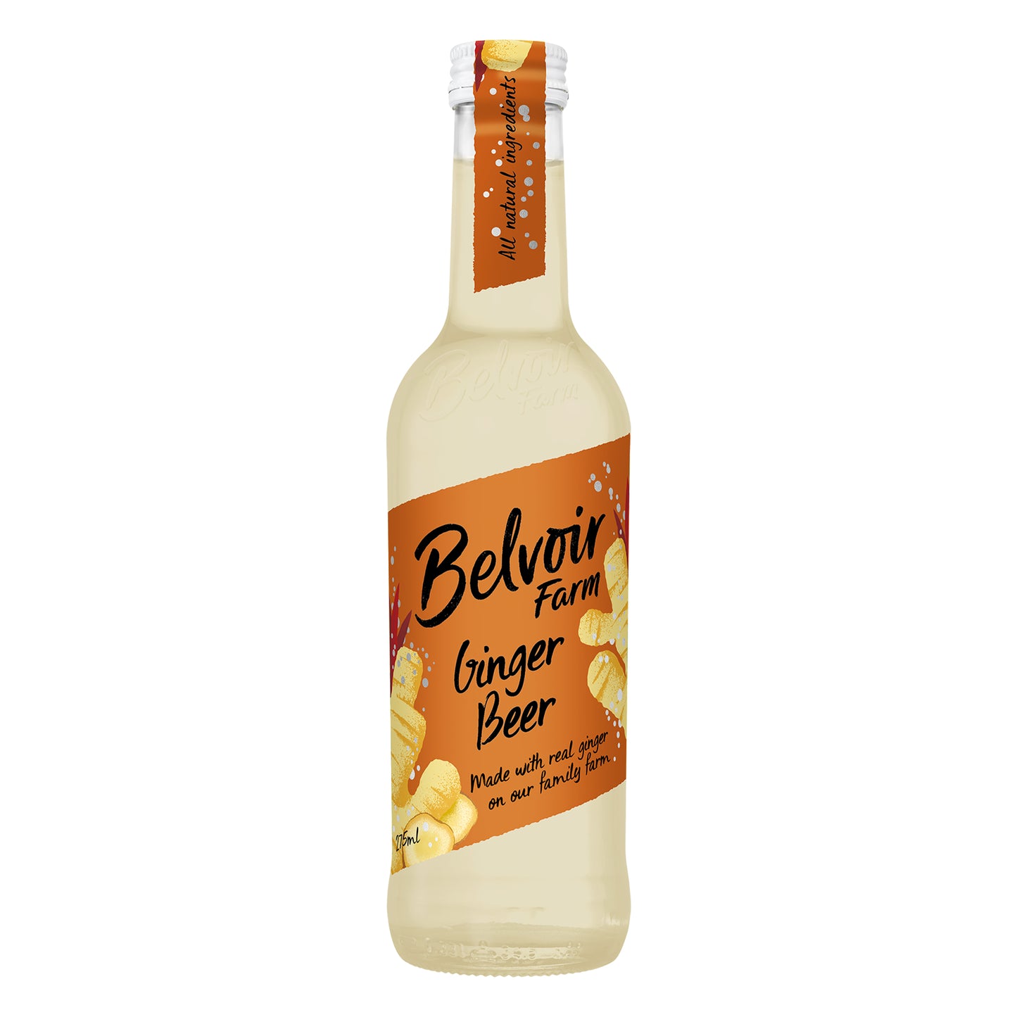 Belvoir Organic Ginger Beer Presse 12 x 275ml