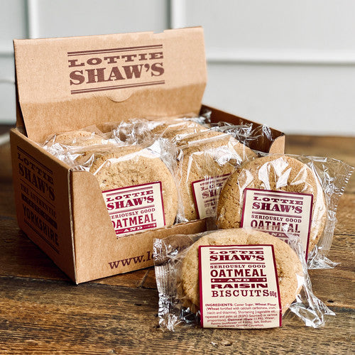 Lottie Shaw's Oatmeal & Raisin Biscuit 12 x 2