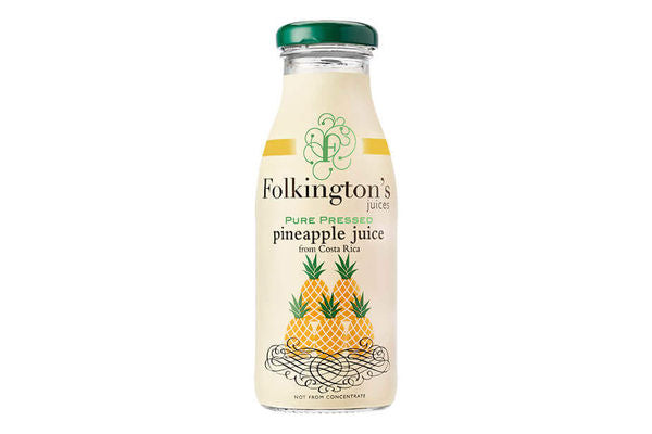 Folkingtons Pineapple Juice 12 x 250ml