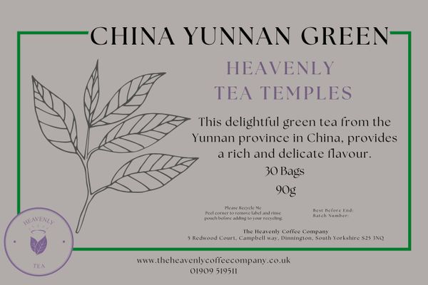 Heavenly Tea Temple - China Yunnan Green x 30