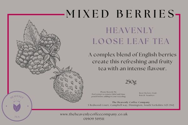Heavenly Loose Leaf Tea Mixed Berries x 250g