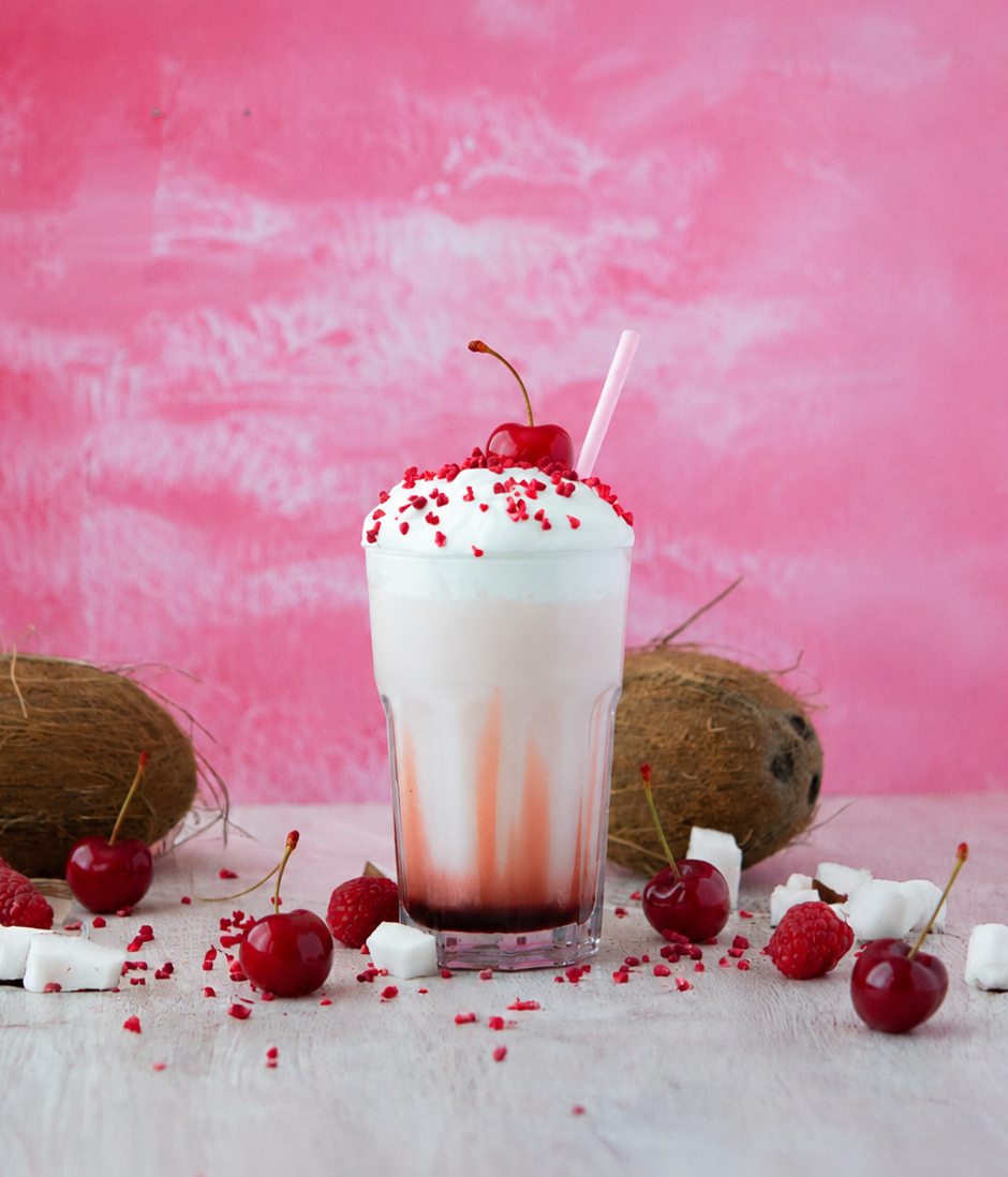 Cherry Coconut Frappe