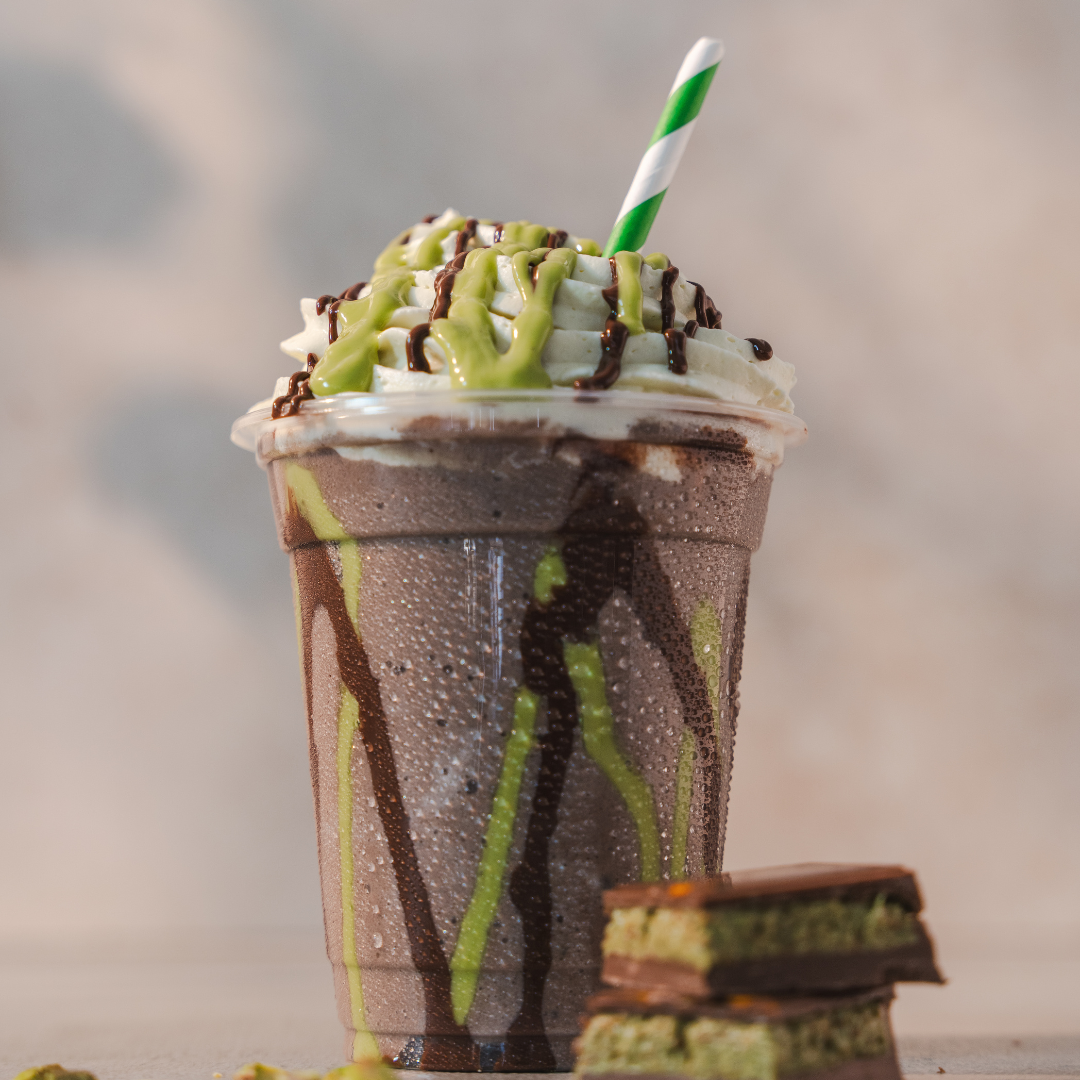 Dubai Chocolate Frappe