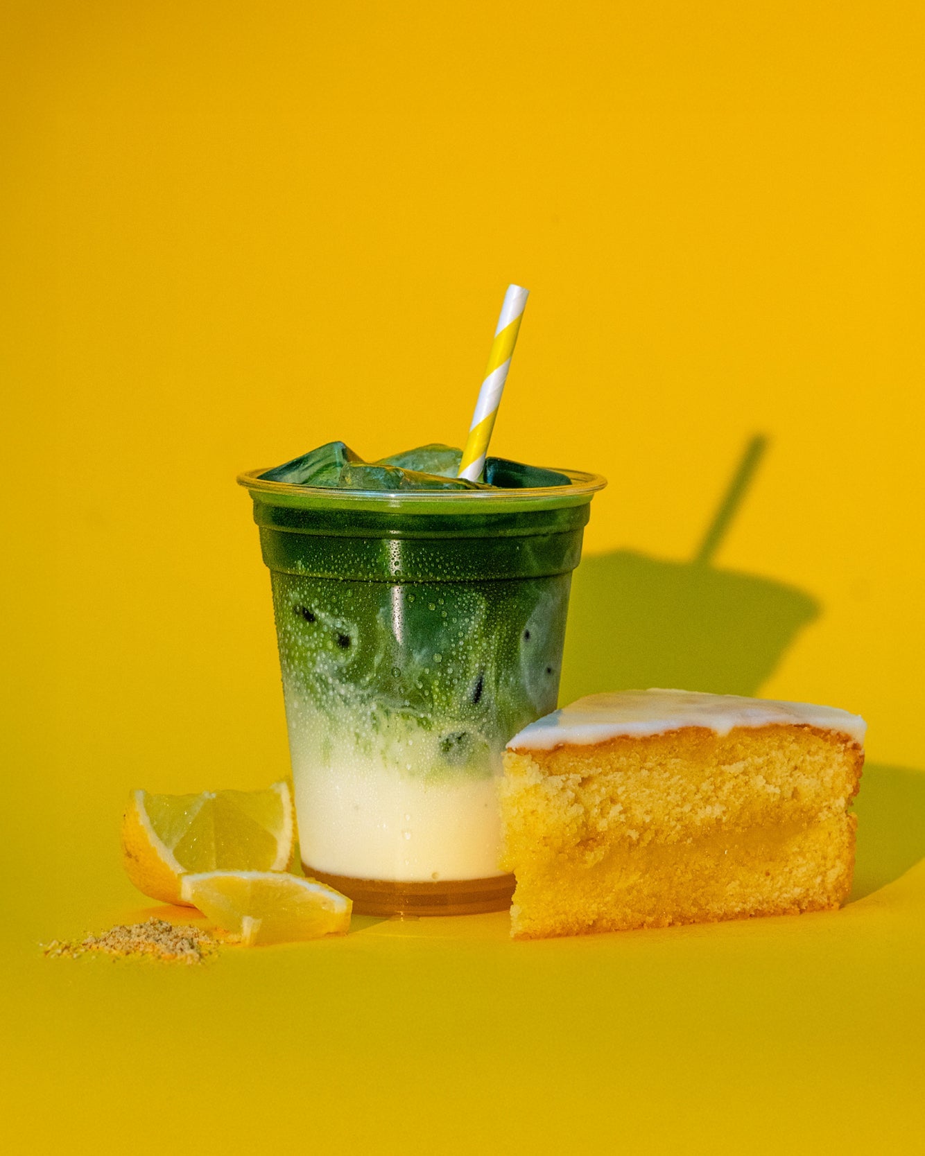 Iced Lemon Drizzle Matcha