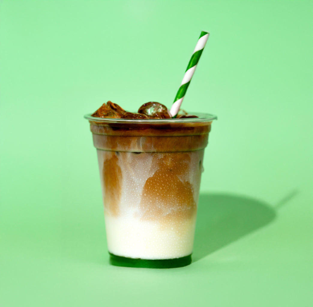 Pandan & Coconut Iced Latte