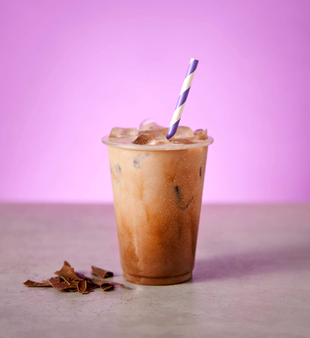 Salted Banana Bread Iced Chocolate