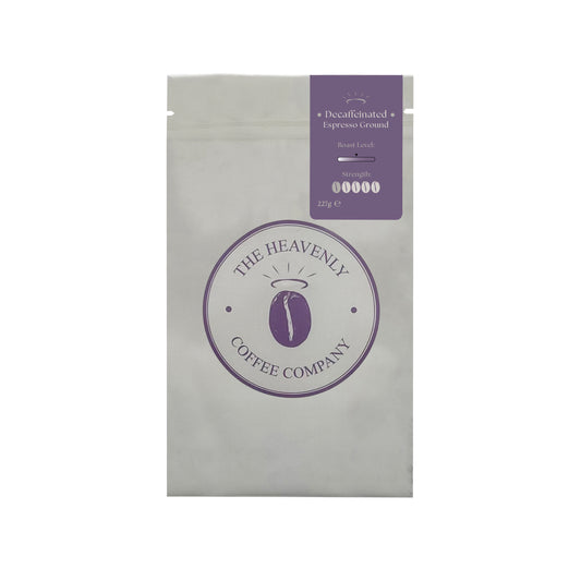 Heavenly Decaf Espresso Grind 227g