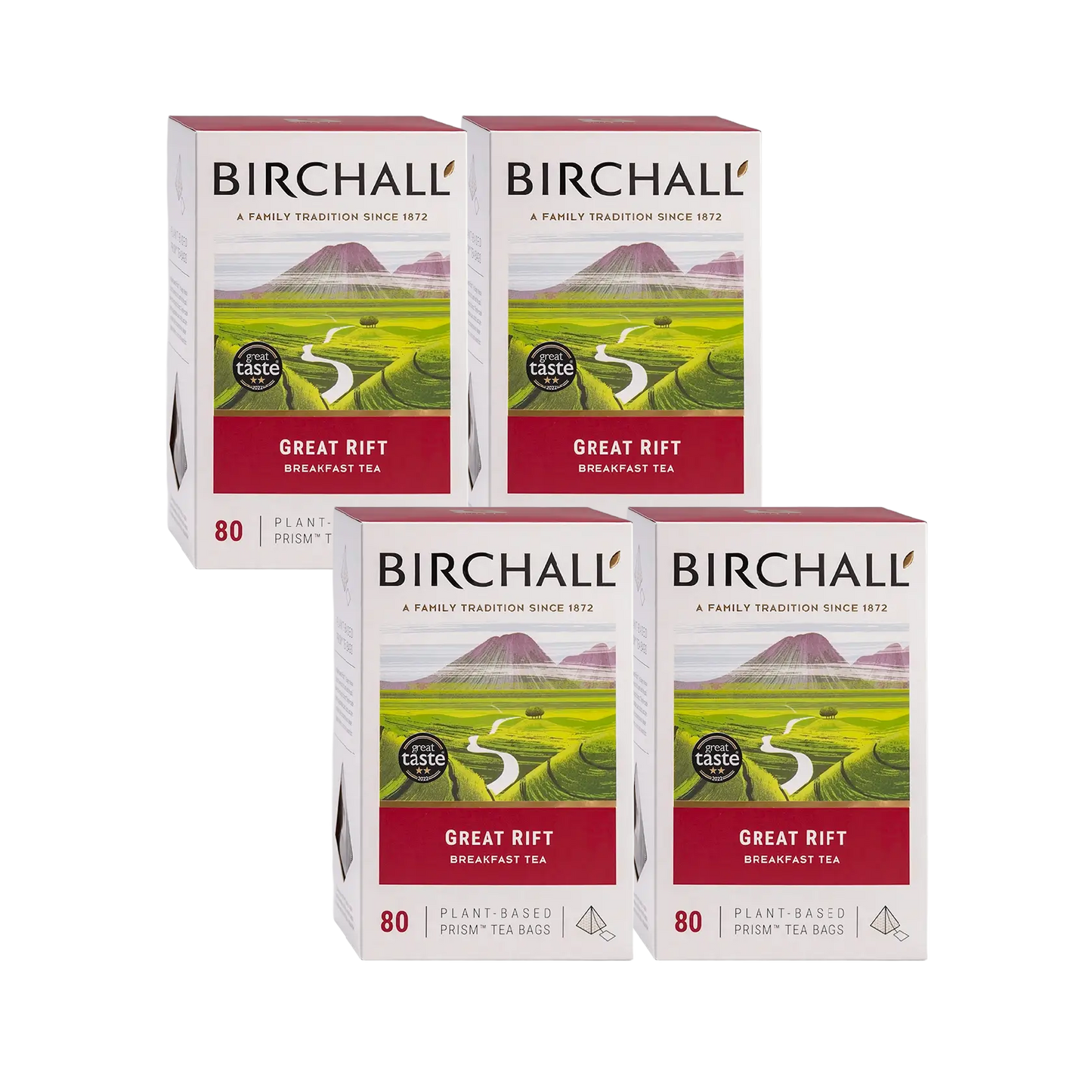 Birchall Great Rift Breakfast Blend Prism Tea Bags