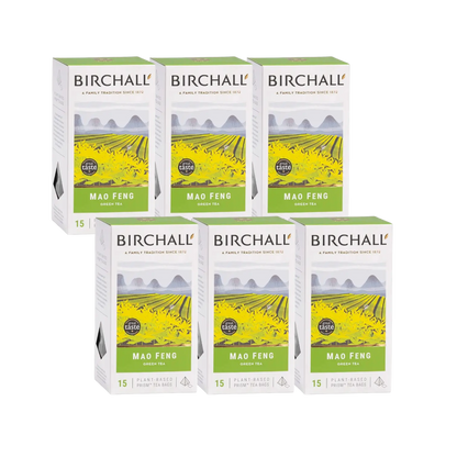Birchall Mao Feng Green Tea Prism Tea Bags