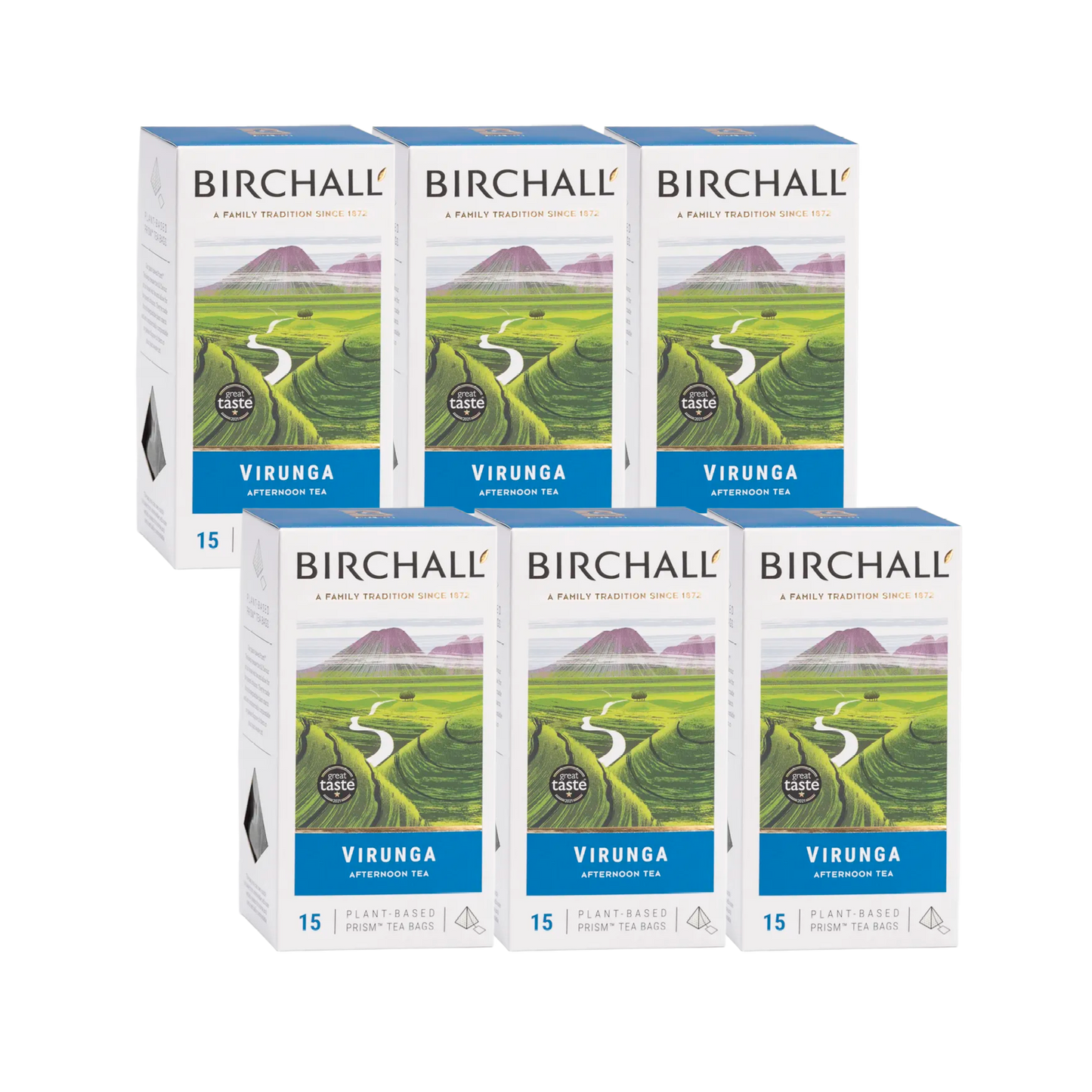 Birchall Virunga Afternoon Tea Prism Tea Bags
