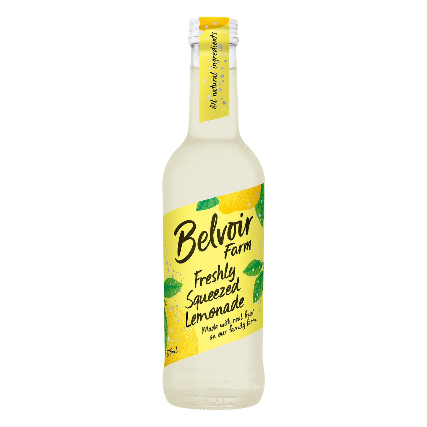 Belvoir Organic Hand Made Lemonade Sparkling Presse 12 x 250ml