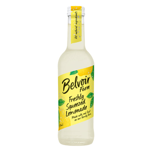 Belvoir Organic Hand Made Lemonade Sparkling Presse 12 x 250ml