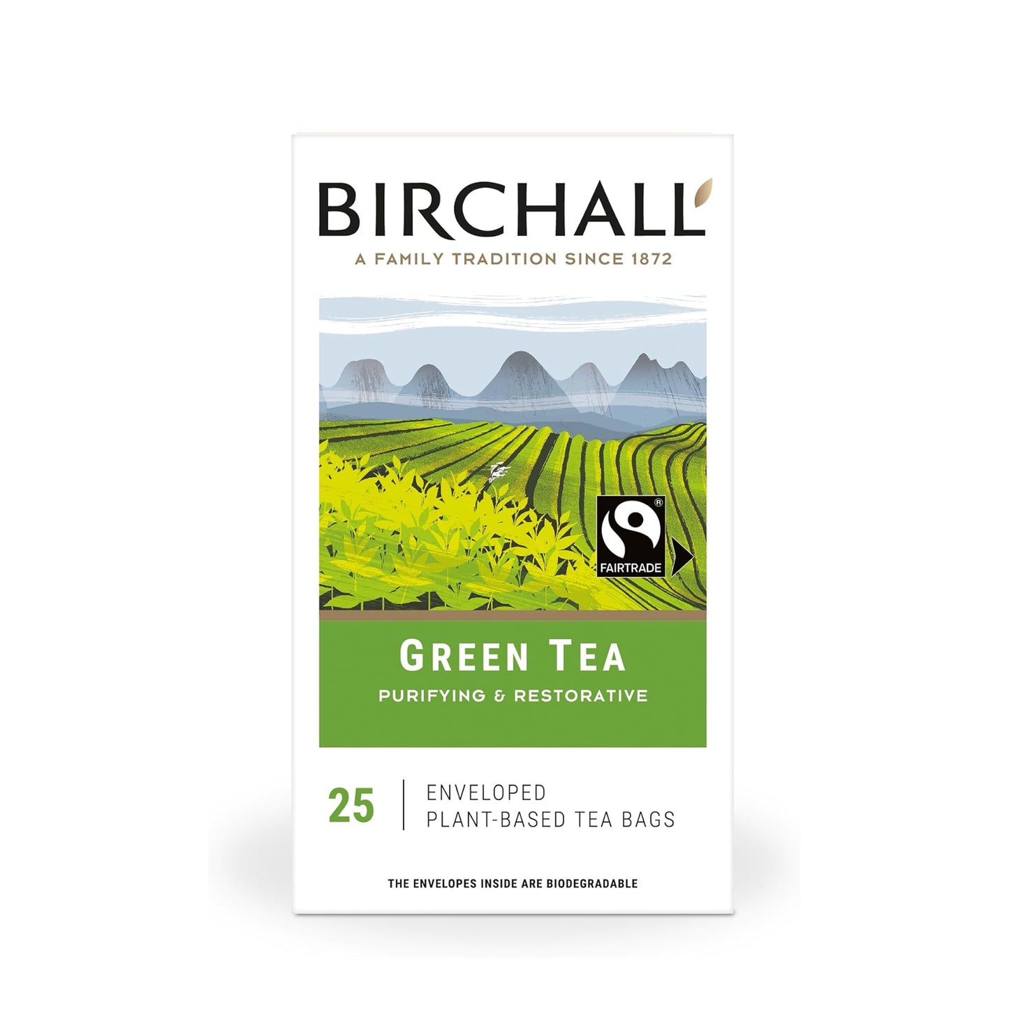 Birchall Green Tea Envelopes x 25