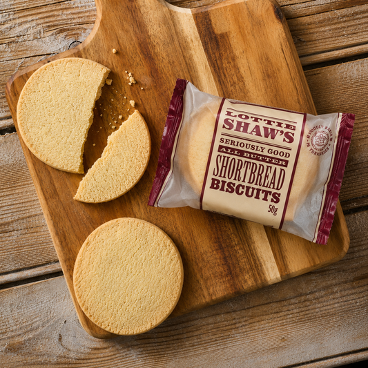 Lottie Shaw All Butter Shortbread Biscuit 12 x 2