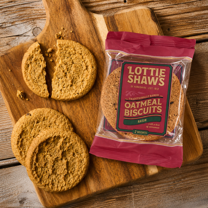 Lottie Shaw's Oatmeal & Raisin Biscuit 12 x 2