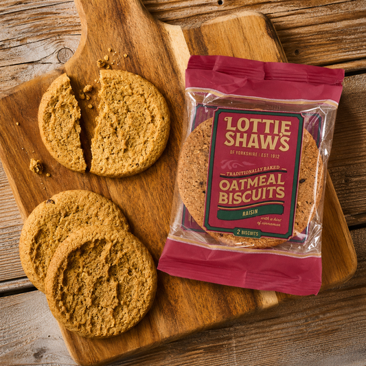 Lottie Shaw's Oatmeal & Raisin Biscuit 12 x 2