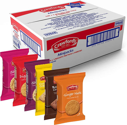 Crawfords Mini Pack Biscuits 100 x 3 - The Heavenly Coffee Company
