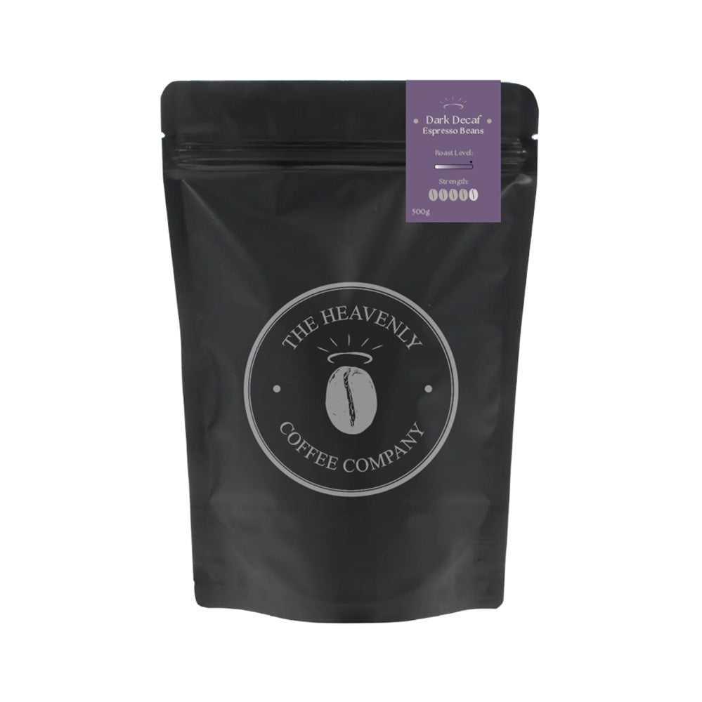 Heavenly Dark Decaff Espresso Beans - The Heavenly Coffee Company