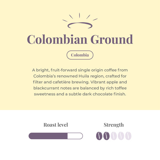 Heavenly Colombian Ground Coffee