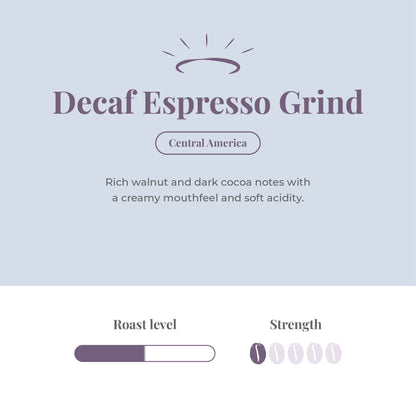 Heavenly Decaf Espresso Grind