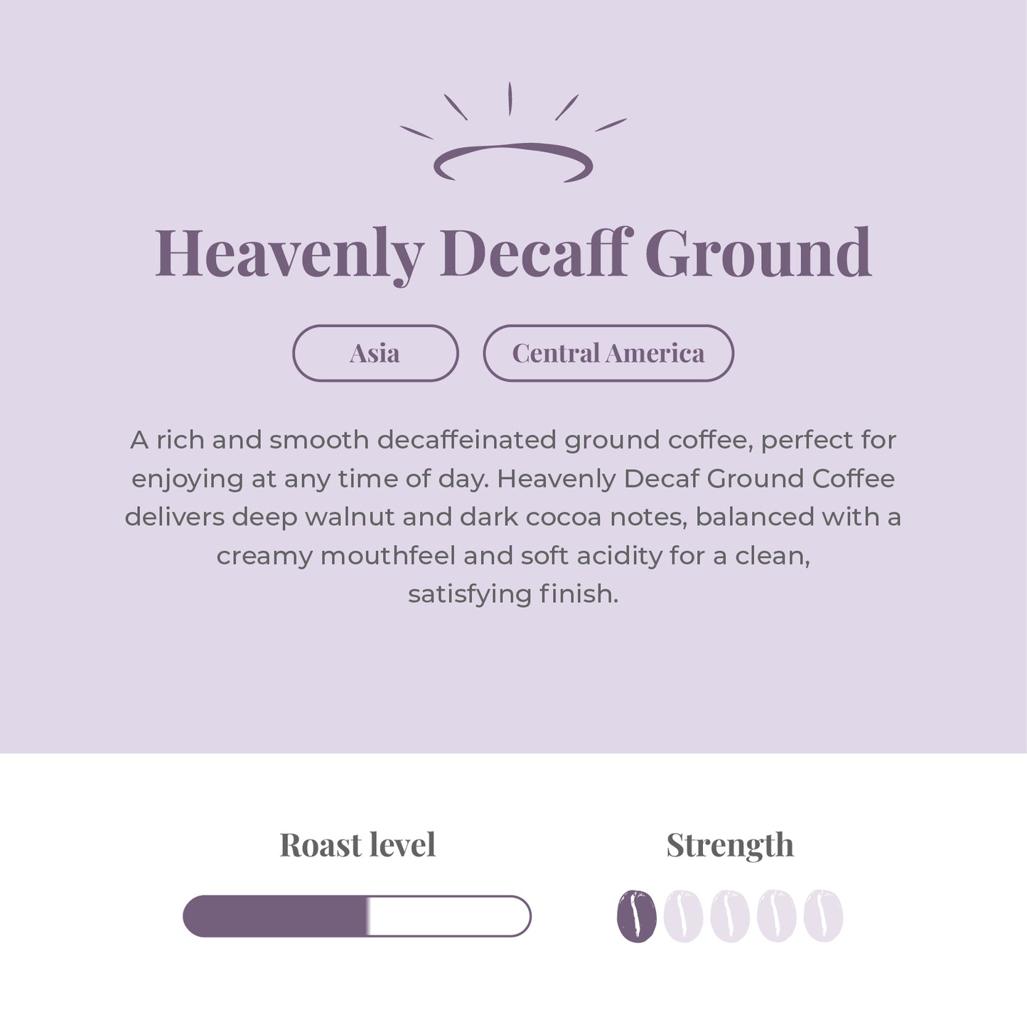 Heavenly Blend Decaff Ground Coffee