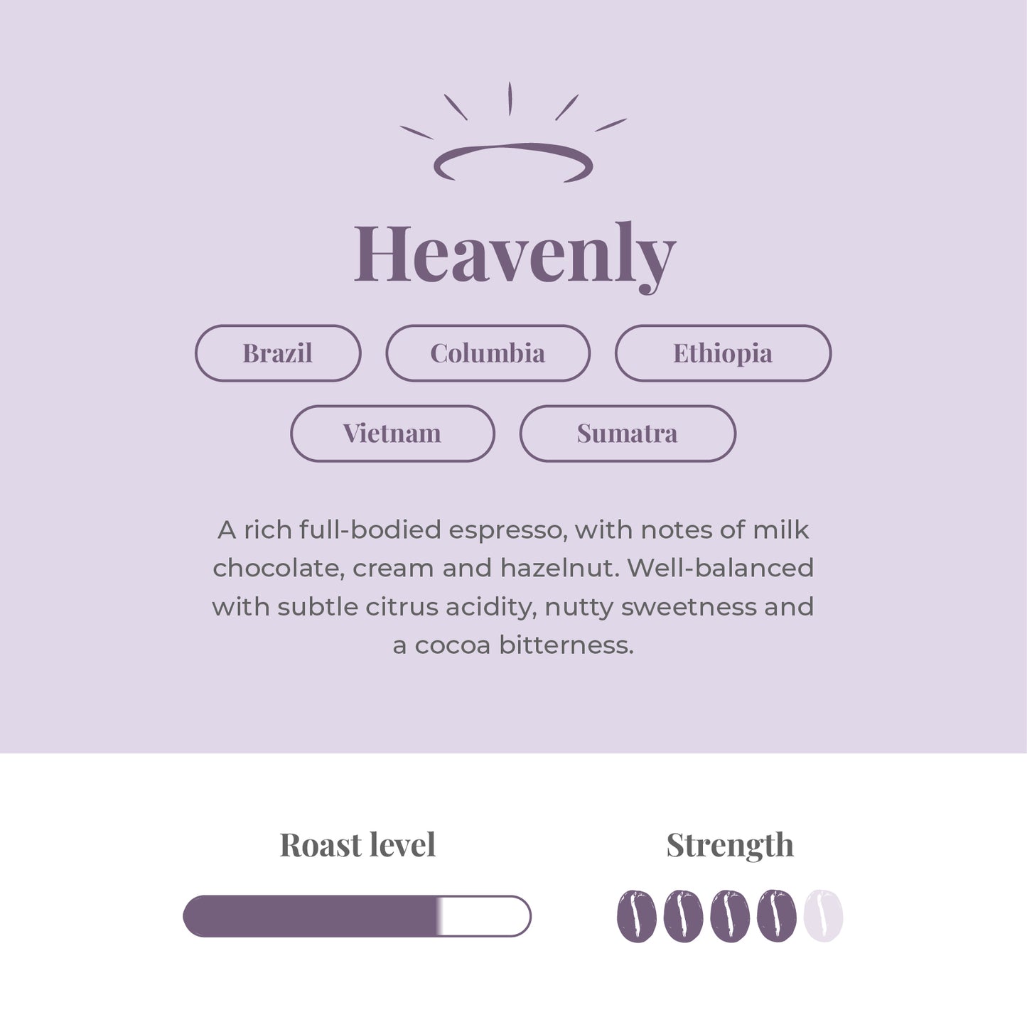Heavenly Blend Espresso Beans