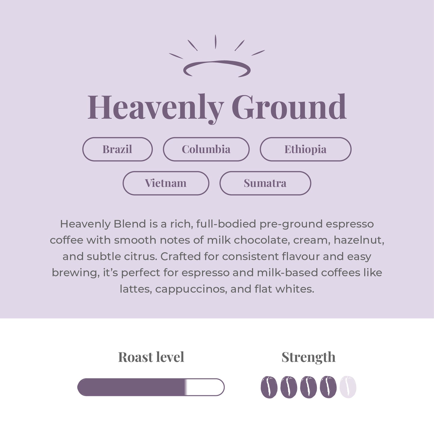 Heavenly Blend Ground Coffee