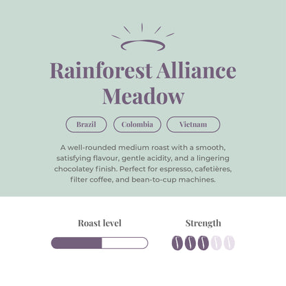 Heavenly Rainforest Alliance Meadow Espresso Beans