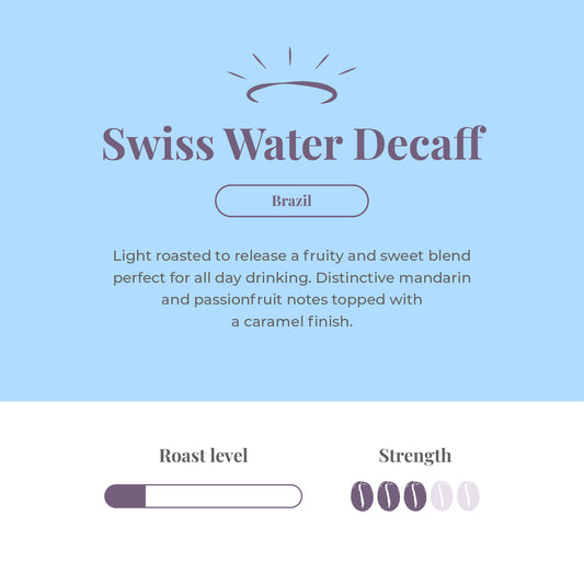 Heavenly Swiss Water Decaffeinated Espresso Beans
