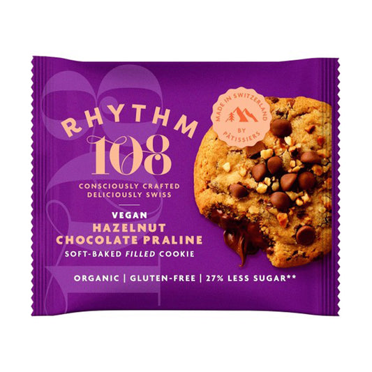 Rhythm 108 Hazelnut Chocolate Praline Cookie 12 x 50g
