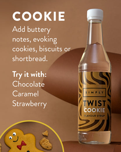 Simply Twist Cookie Syrup 485ml - The Heavenly Coffee Company