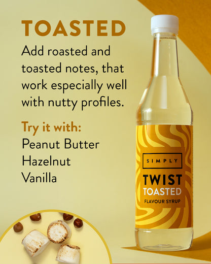 Simply Twist Toasted Syrup 485ml - The Heavenly Coffee Company