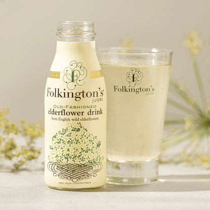 Folkingtons Elderflower Drink 12 x 250ml