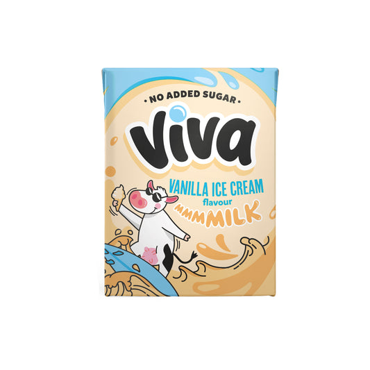 Viva Ice Cream Flavour Milk 27 x 200ml