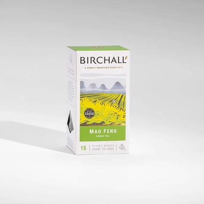 Birchall Mao Feng Green Tea Prism Tea Bags