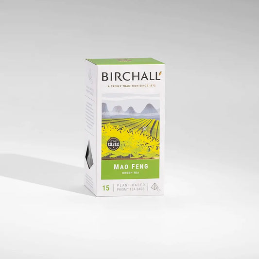 Birchall Mao Feng Green Tea Prism Tea Bags