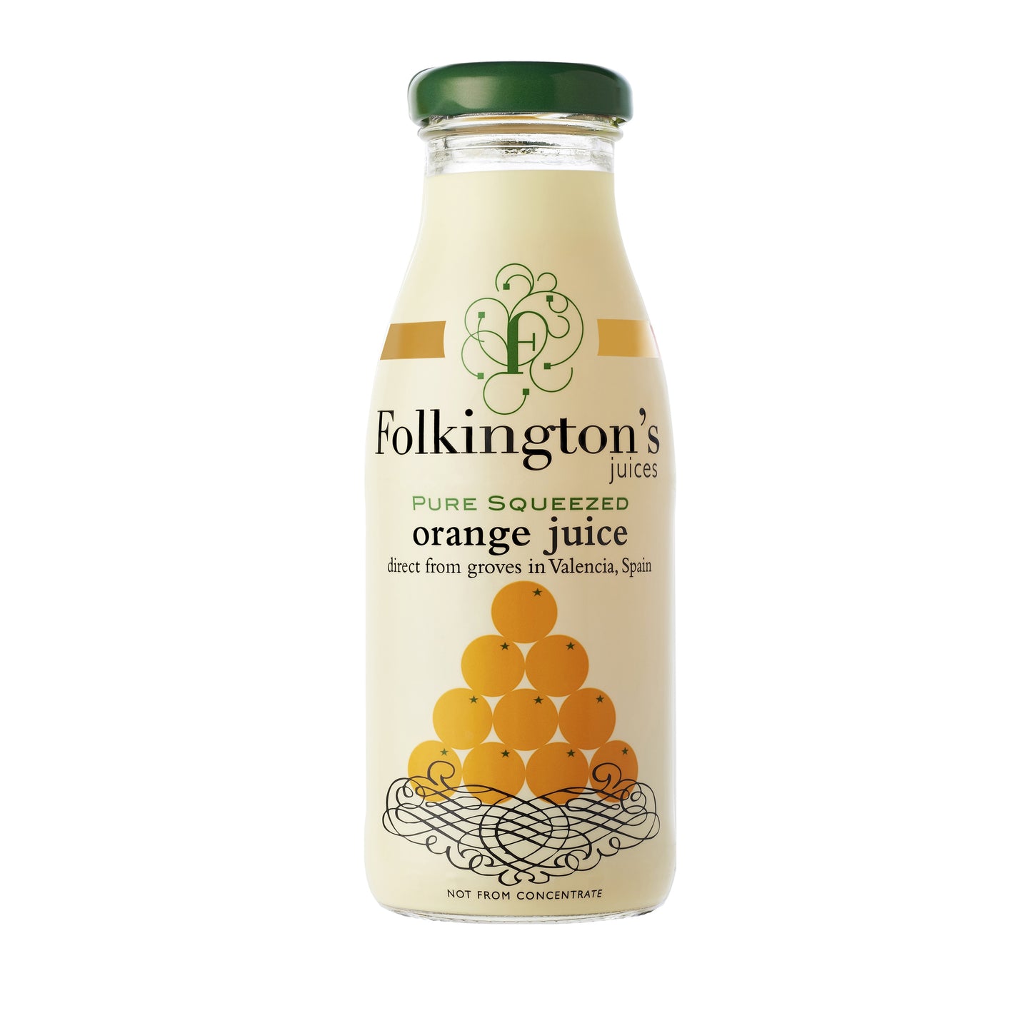 Folkingtons Orange Juice 12 x 250ml