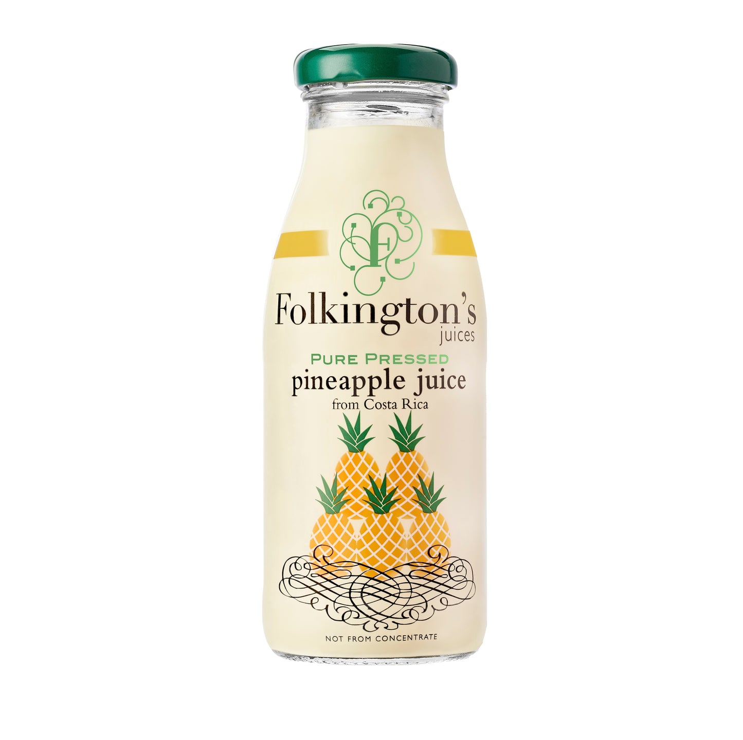 Folkingtons Pineapple Juice 12 x 250ml
