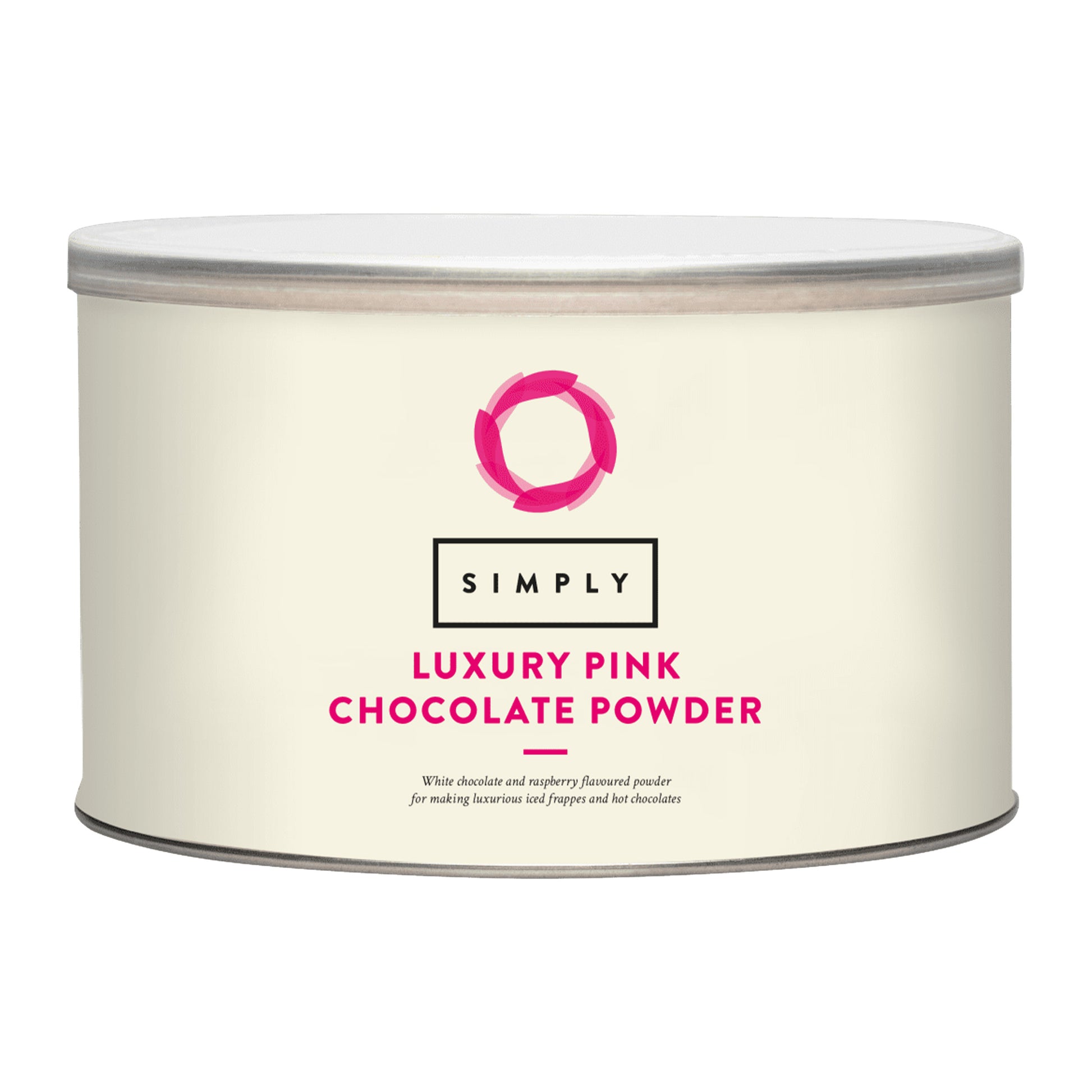 Simply Luxury Pink Chocolate Powder - The Heavenly Coffee Company