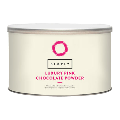 Simply Luxury Pink Chocolate Powder - The Heavenly Coffee Company