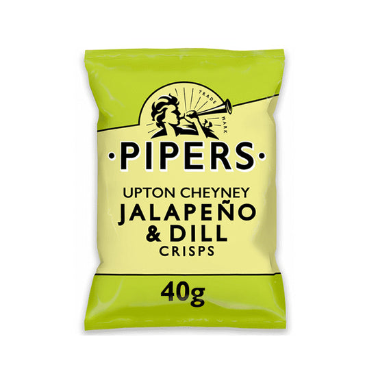 Pipers Upton Cheyney Jalapeno & Dill 24 x 40g