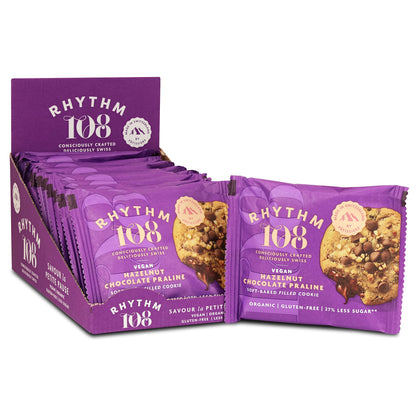 Rhythm 108 Hazelnut Chocolate Praline Cookie 12 x 50g